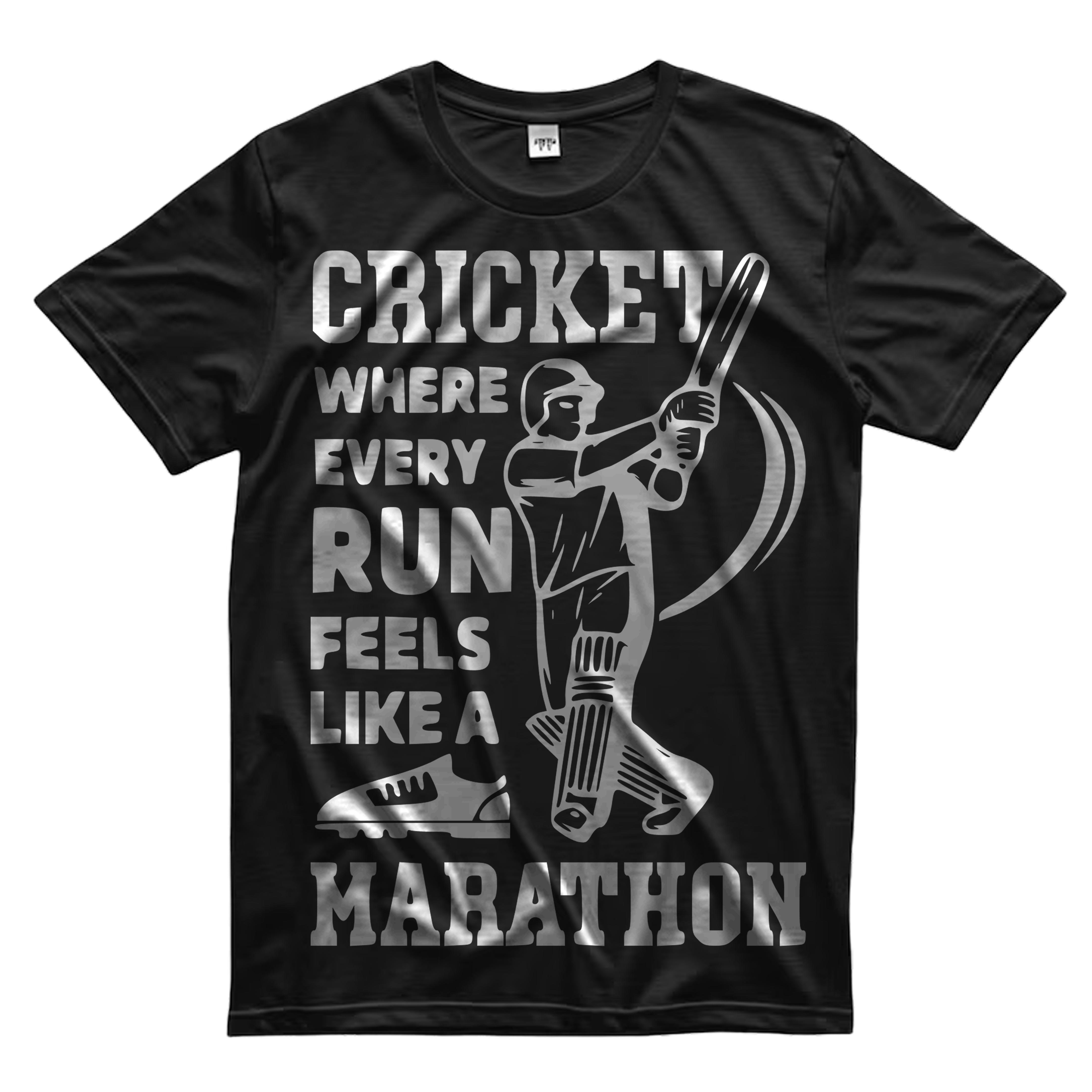 Cricket Thought Design | Oversized T-shirt