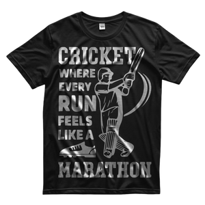 Cricket Thought Design | Oversized T-shirt