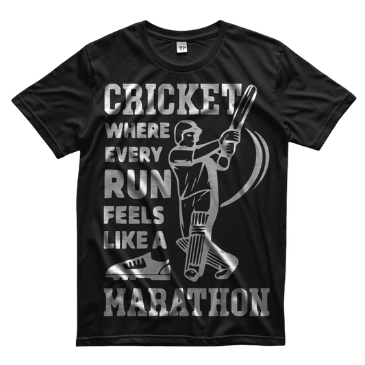 Cricket Thought Design | Oversized T-shirt